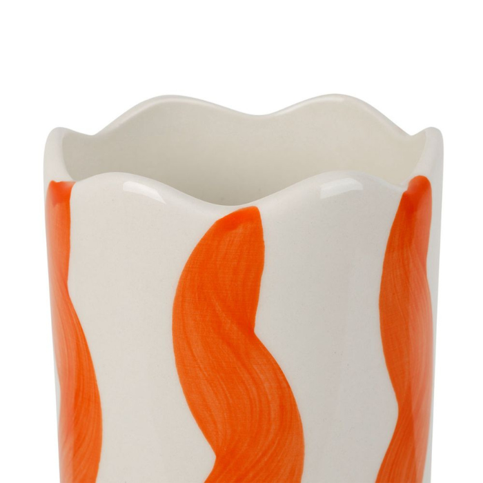 Vase Ondulation Orange