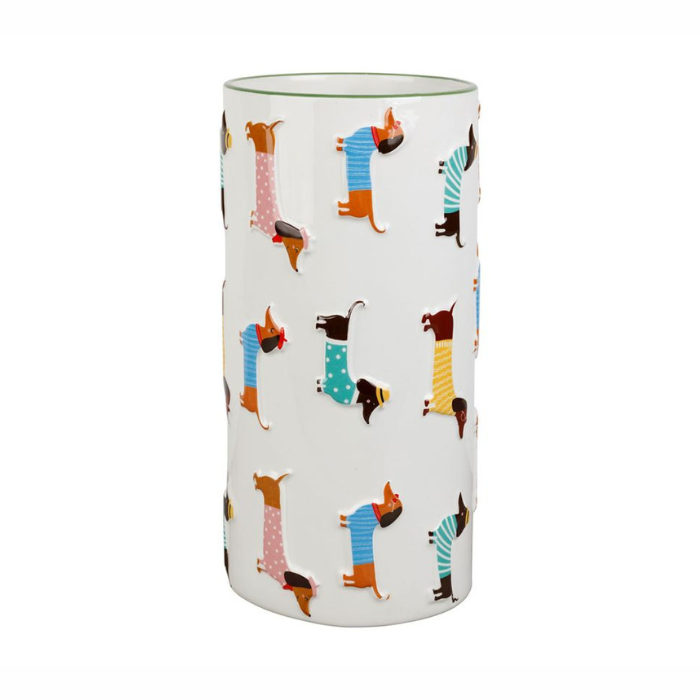 Vase Teckels Multico