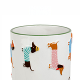 Vase Teckels Multico