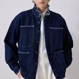 Veste Denim Brodée