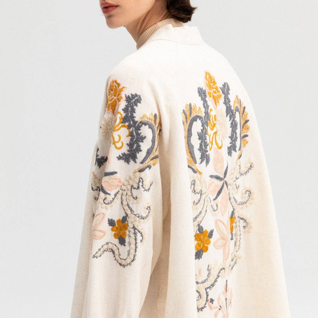 Veste Kimono Ecru