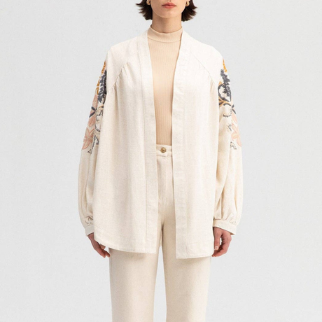 Veste Kimono Ecru