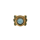 Bague jasmine tourmaline serpentine