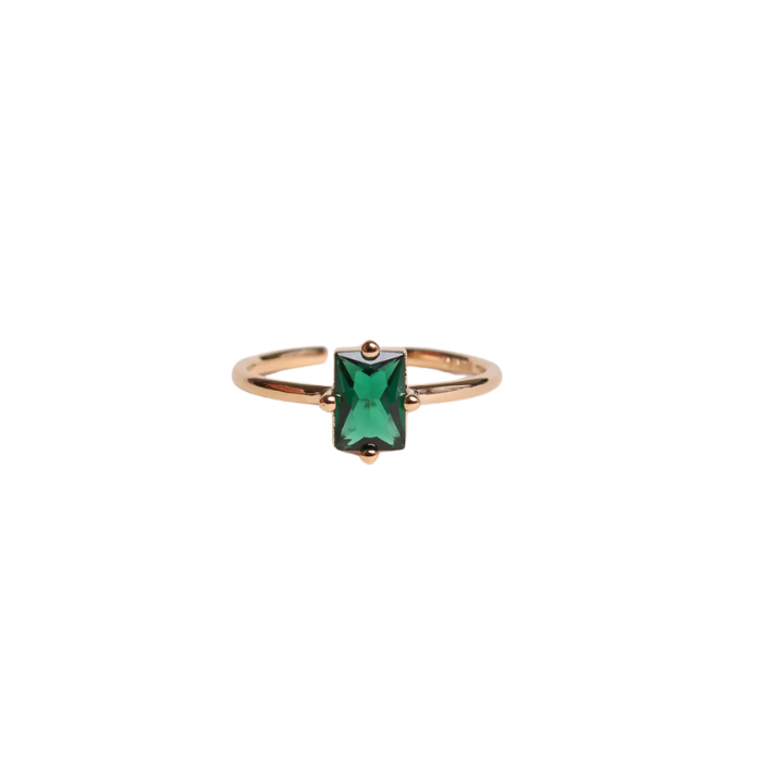Bague Madeleine Verte