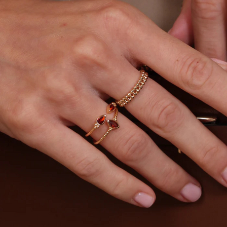 Bague Wilma Grenat