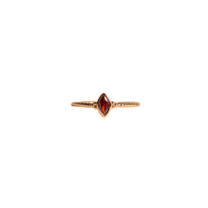 Bague Wilma Grenat