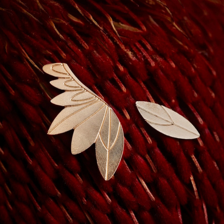 Boucles d'oreilles Plumage Asymétriques
