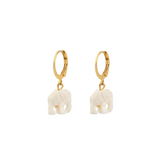 Boucles d'oreilles Elephant Ivoire