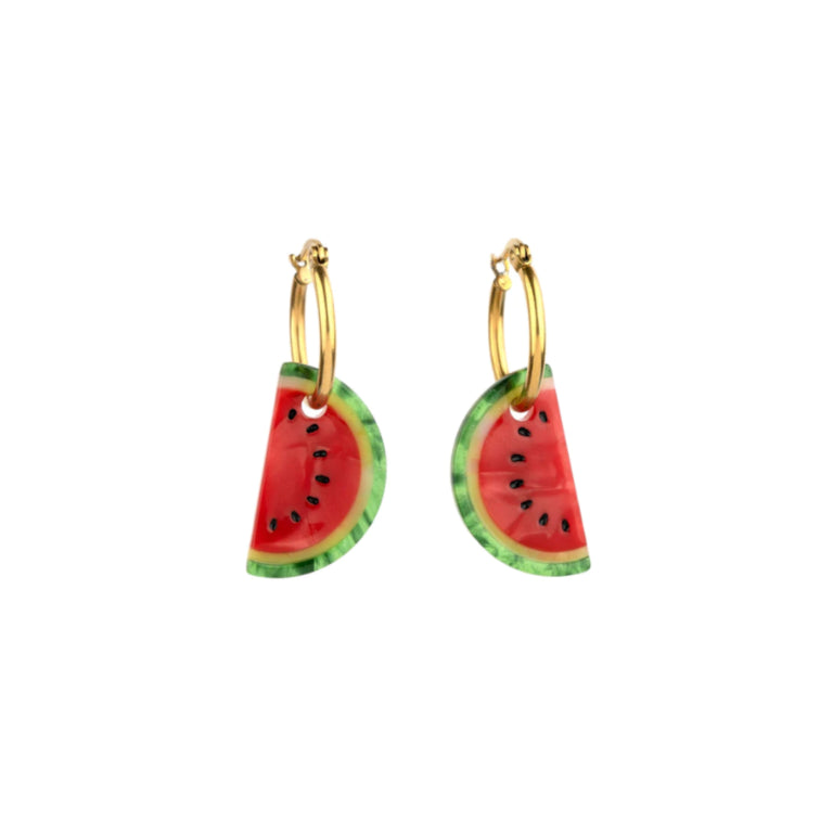 Boucles d'oreilles Pastèques