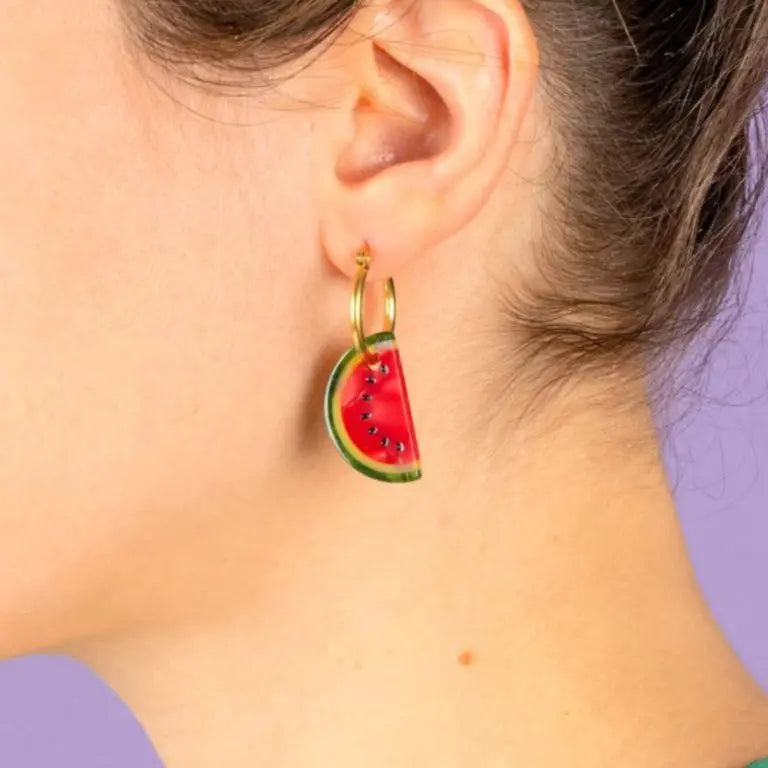 Boucles d'oreilles Pastèques
