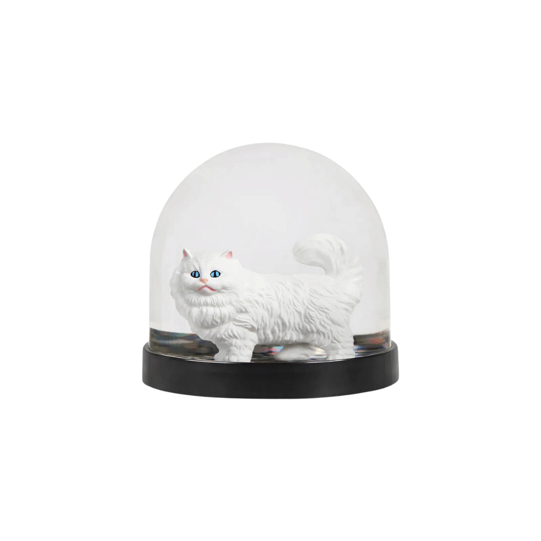 Boule à neige chat