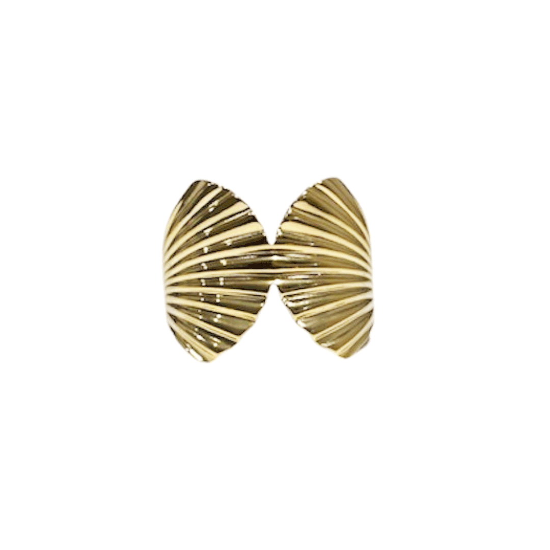 Bracelet manchette Feuille