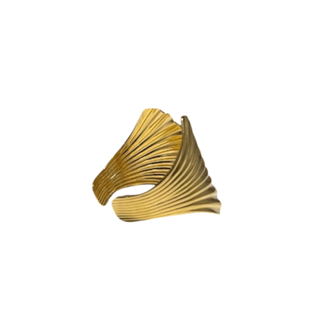 Bracelet manchette Feuille