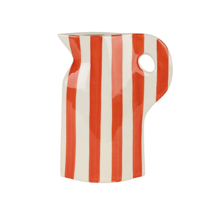 Carafe Rayée Dolce Corail