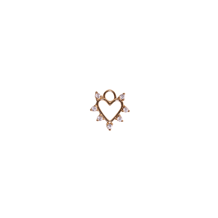 Charms Coeur et Cristaux
