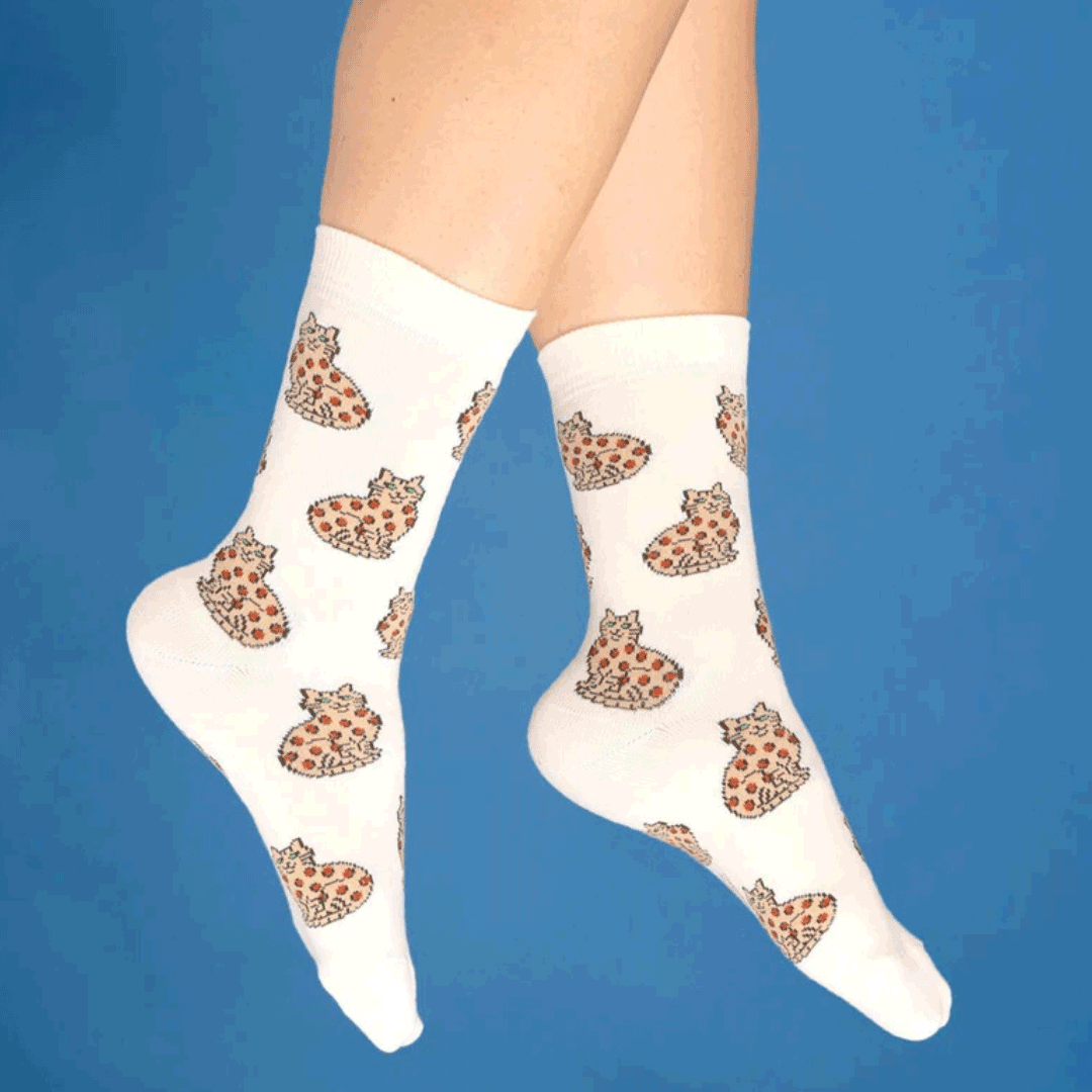 Chaussettes chat bengal