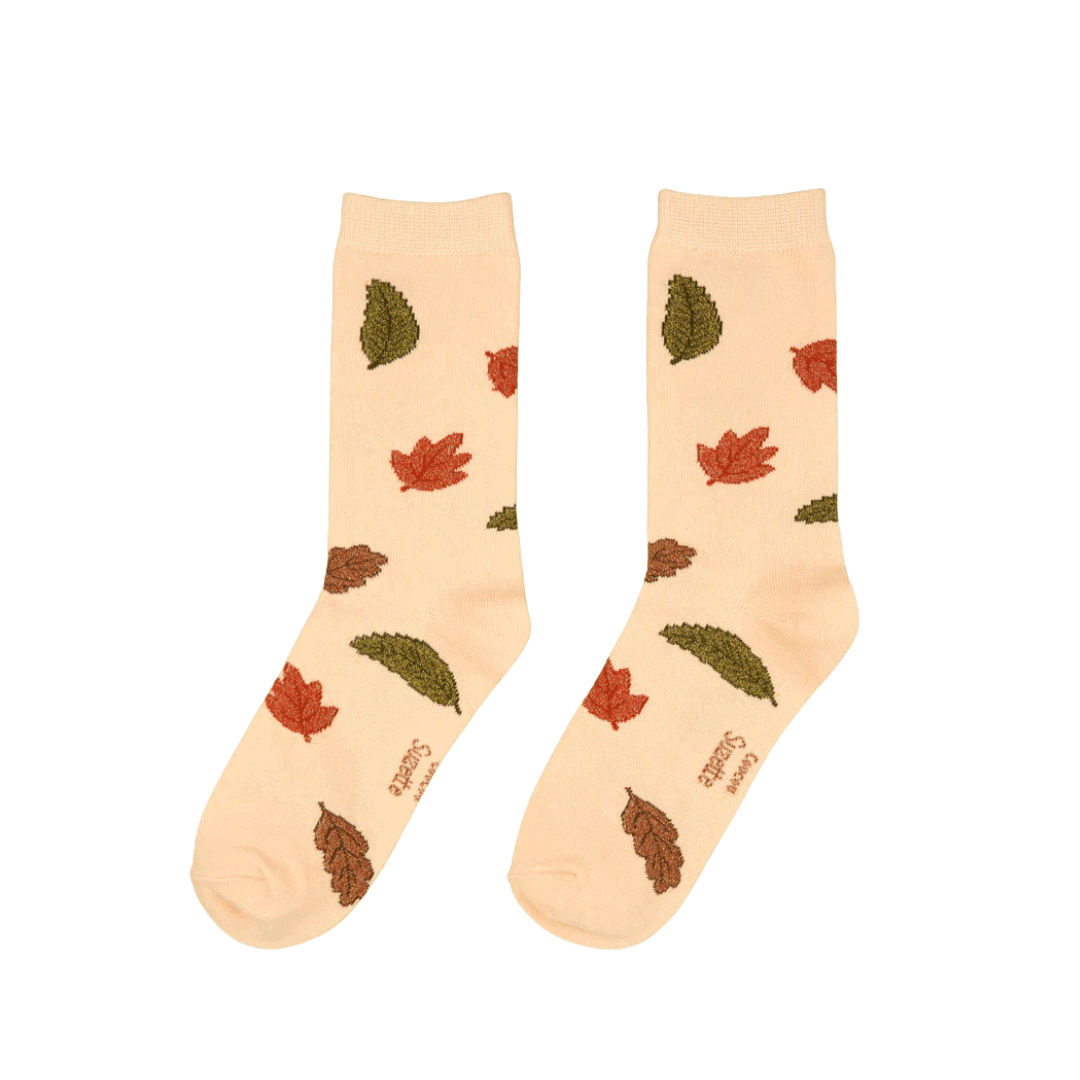 Chaussettes feuilles d'automne