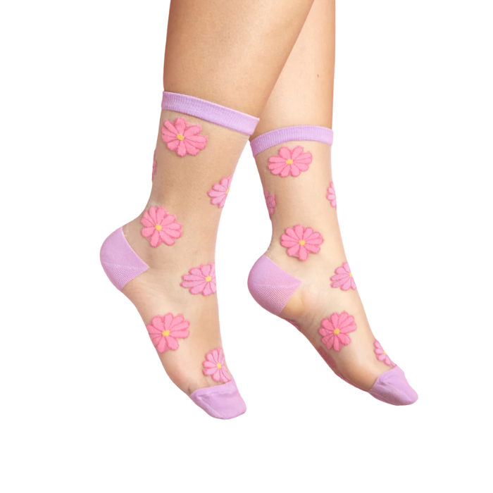 Chaussettes Cosmos Transparentes
