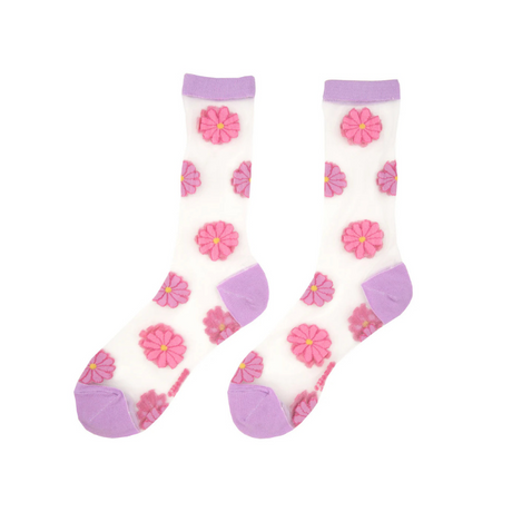 Chaussettes Cosmos Transparentes