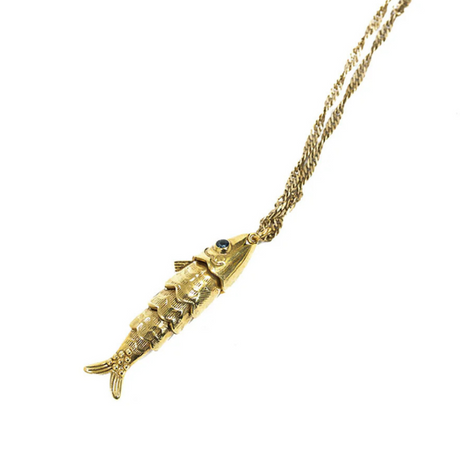 Collier Sacha Poisson Doré