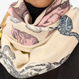 Astrology Scarf Natural