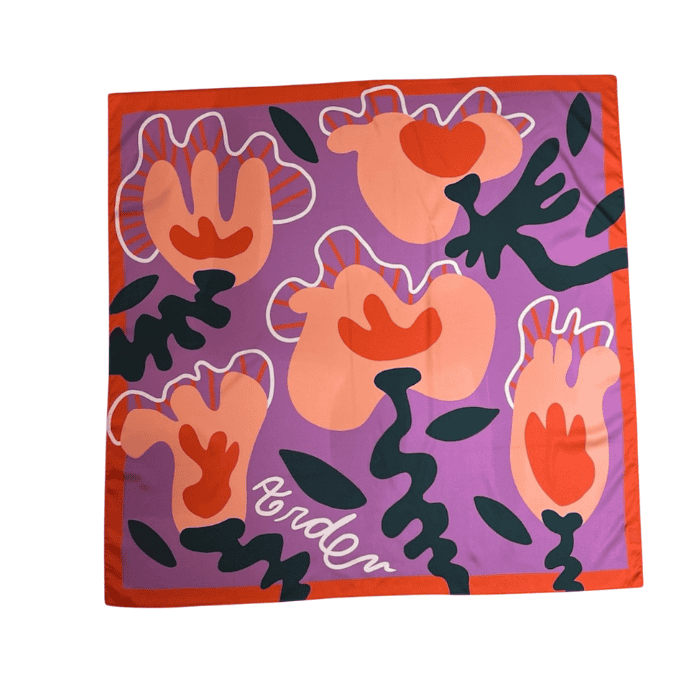 Foulard fleuri