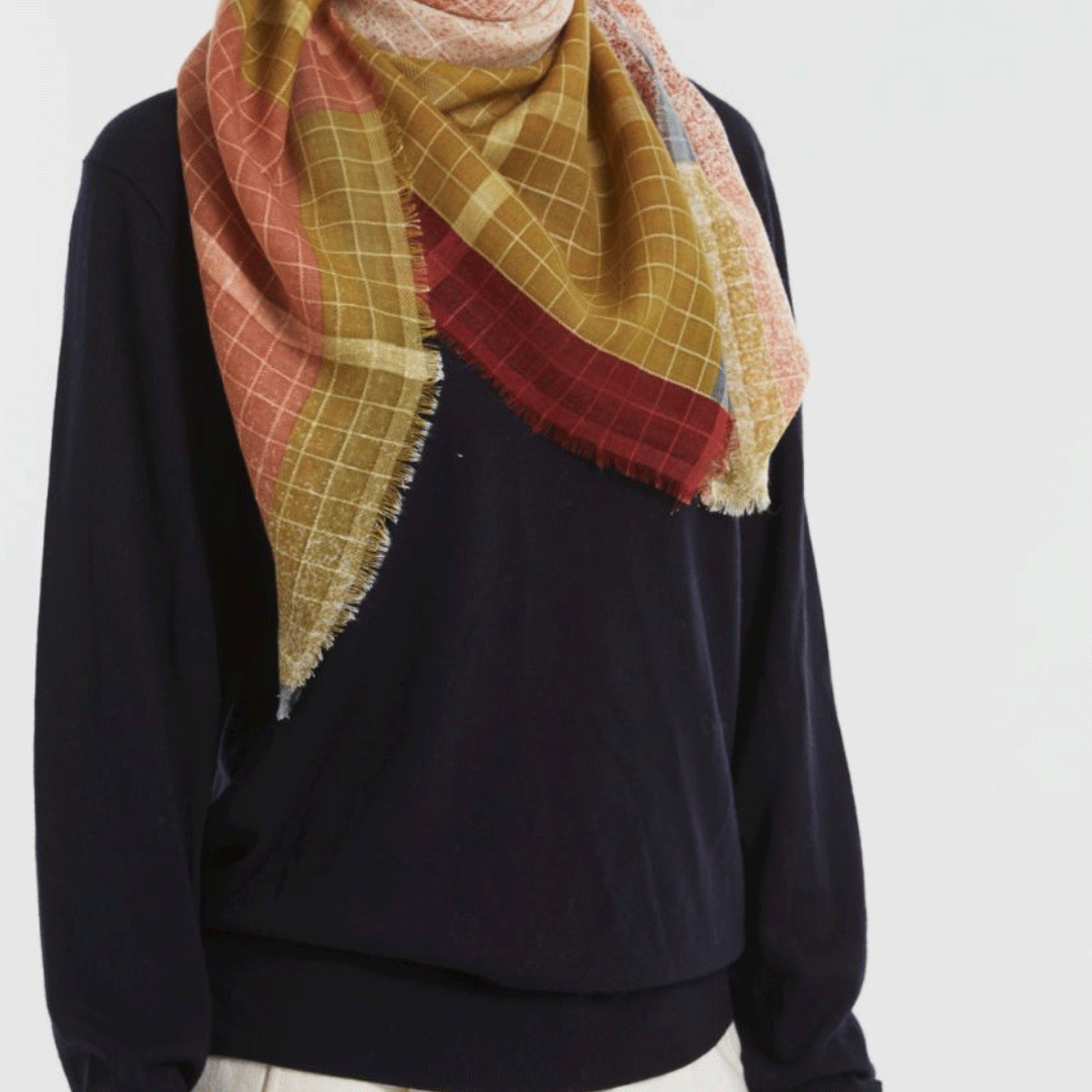 Foulard Astral Ocre