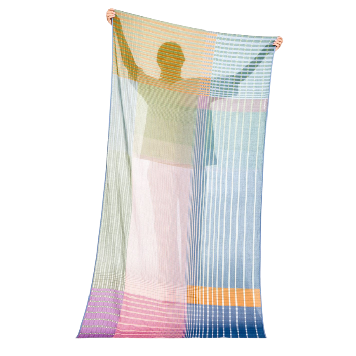 Foulard Vibrant Bleu Violet