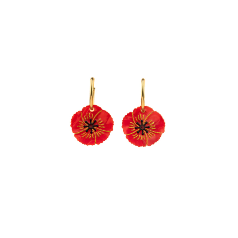 Poppy earrings