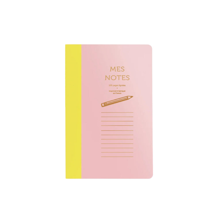 Cahier Bi-goût Jaune Rose