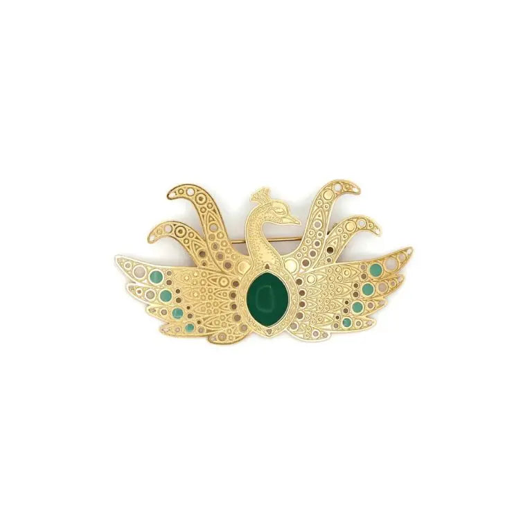 Broche Paon Bernhardt