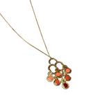 Orange Bindi Necklace