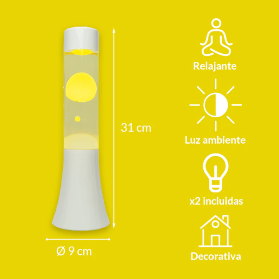 Lampe Lave Jaune