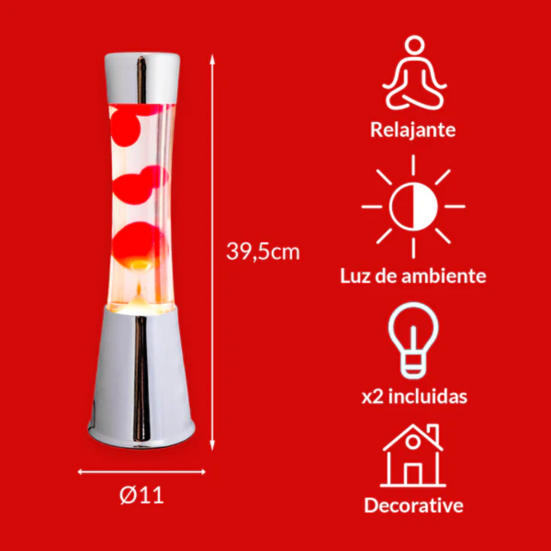 Lampe Lave Rouge