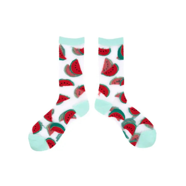 Transparent Watermelon Socks