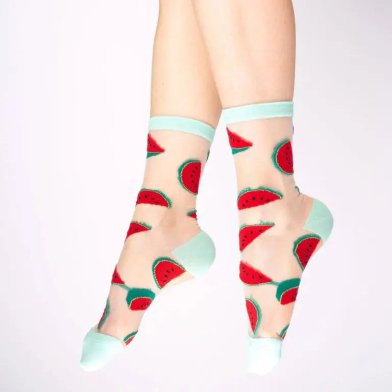 Transparent Watermelon Socks