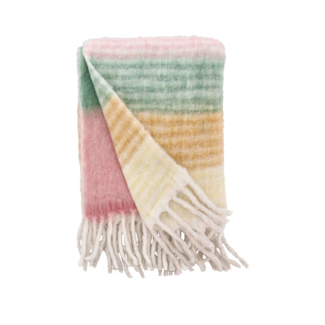 Plaid Mohair Pastel