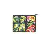 Flower printed clutch