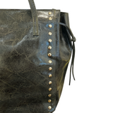 Sac Cuir Clouté Vert