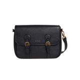 Vicky Black Grained Pouch