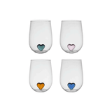 4 verres Cœur