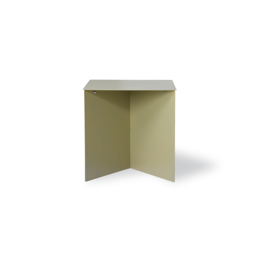 Olive rectangular side table