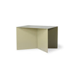 Olive rectangular side table