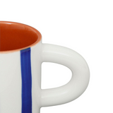 Set de 2 Tasses rayées marine