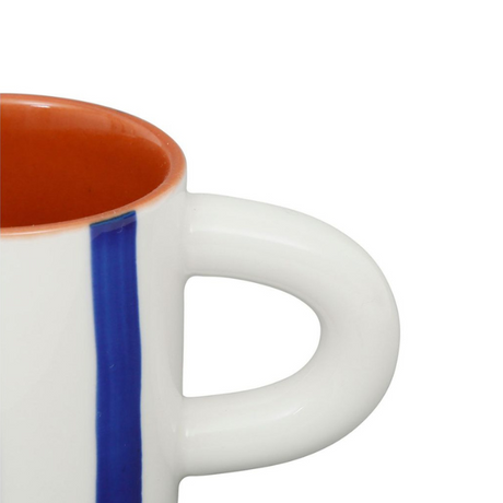 Set de 2 Tasses rayées marine