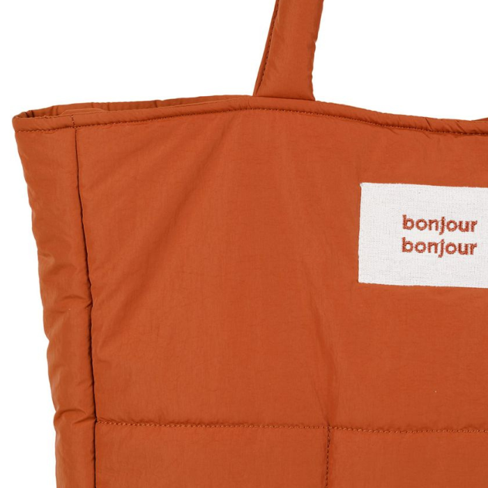 Tote Bag Bonjour Terracotta