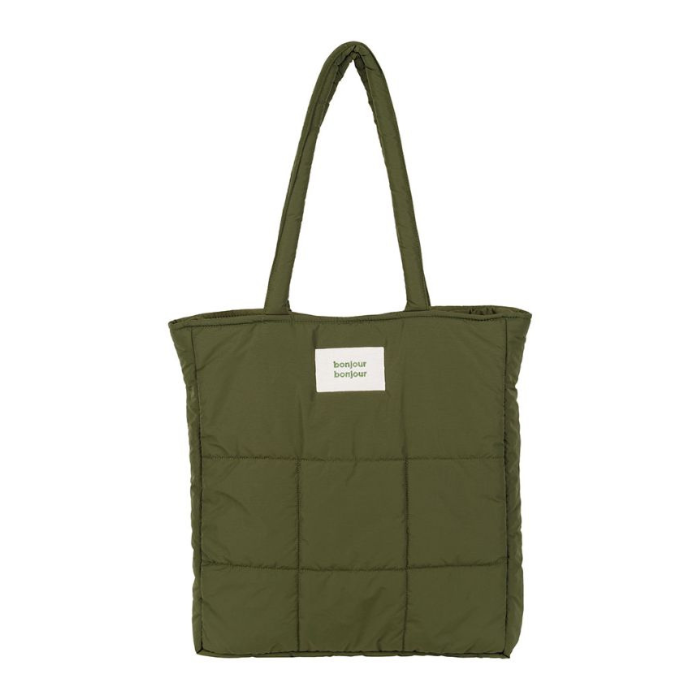 Tote Bag Bonjour Olive