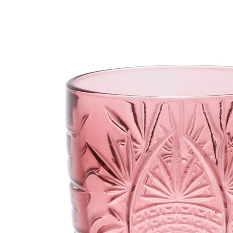 4 Verres gravés Rose
