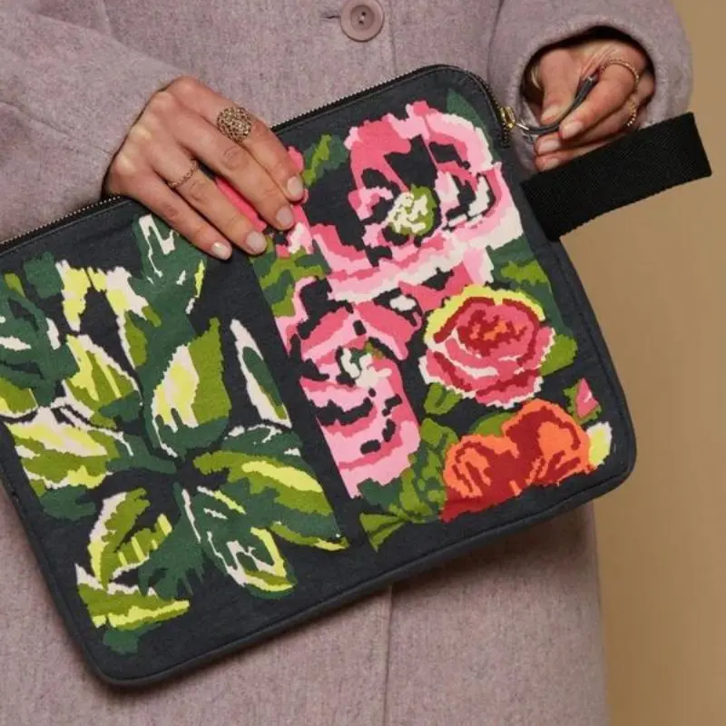 Housse pour ordinateur portable 17 pouces - Fleurs - Motifs - Marguerite -  Housse pour